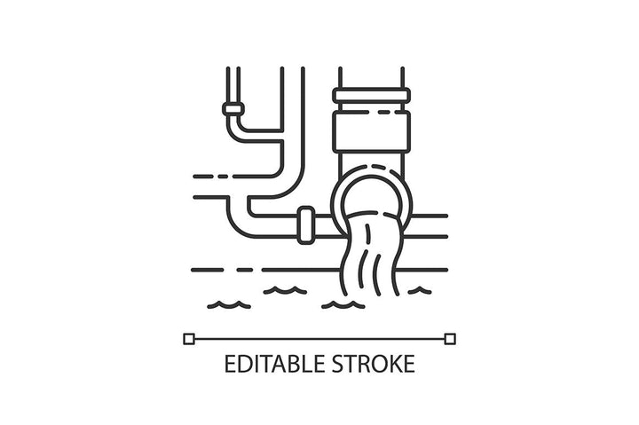 Urban infrastructure pixel perfect linear icons set
