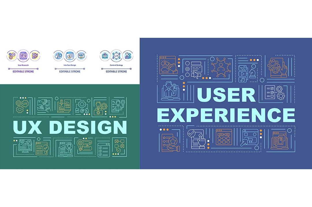 User experience word concepts banner