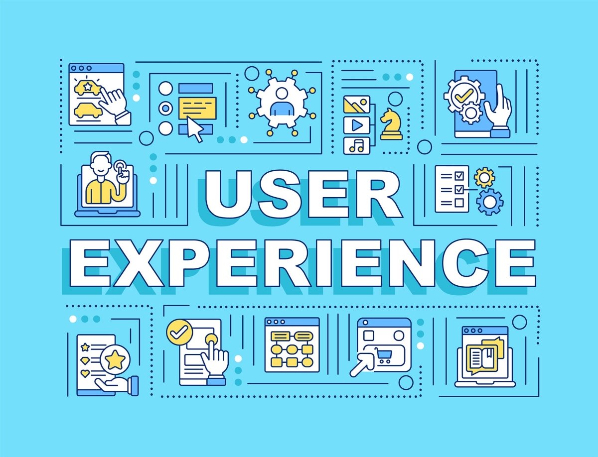 User experience word concepts banner set