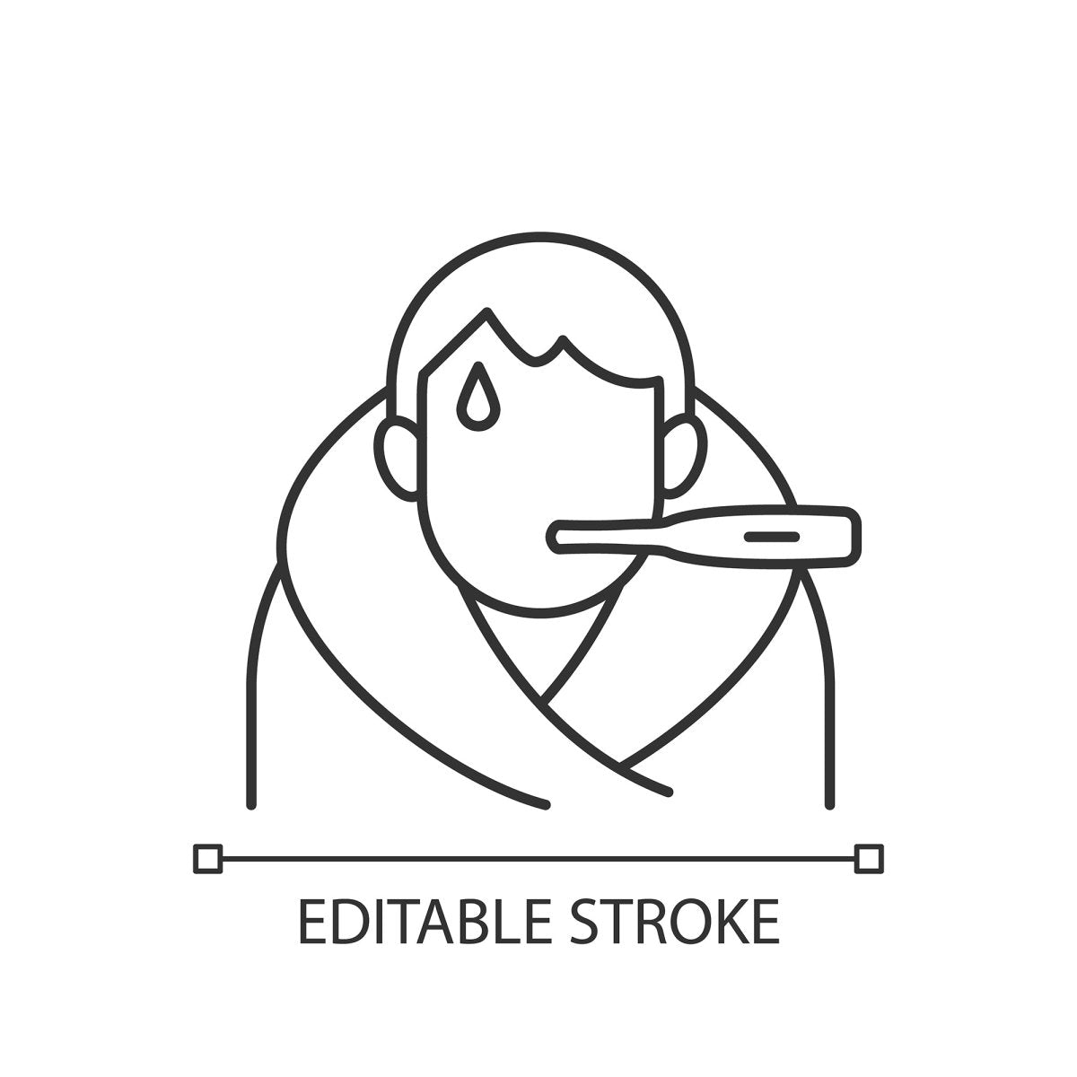 Vaccination and covid passport linear icons set