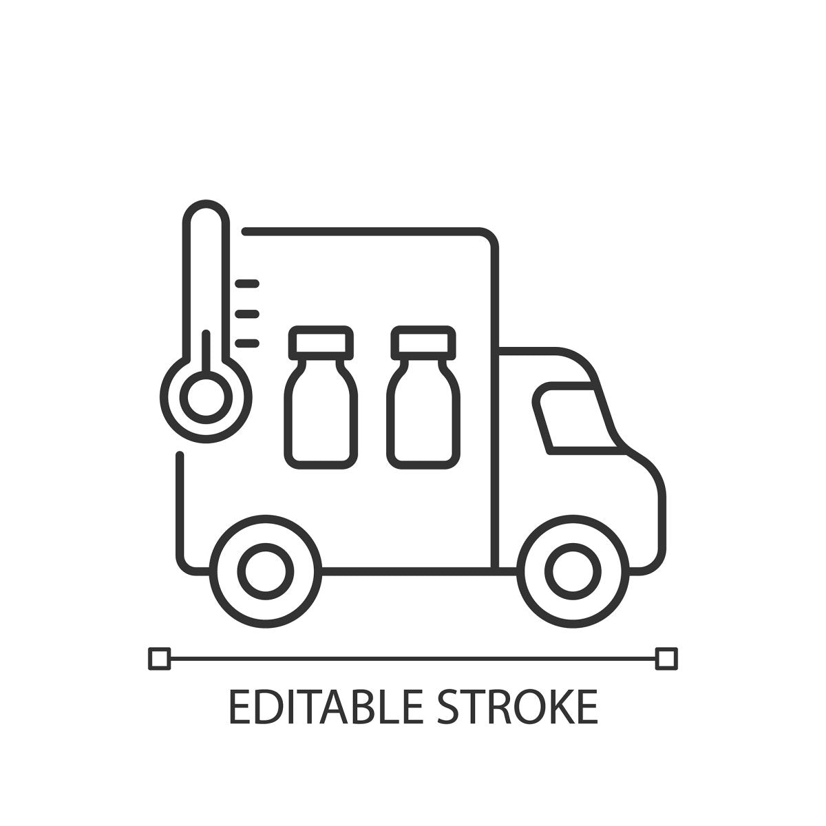 Vaccination and covid passport linear icons set