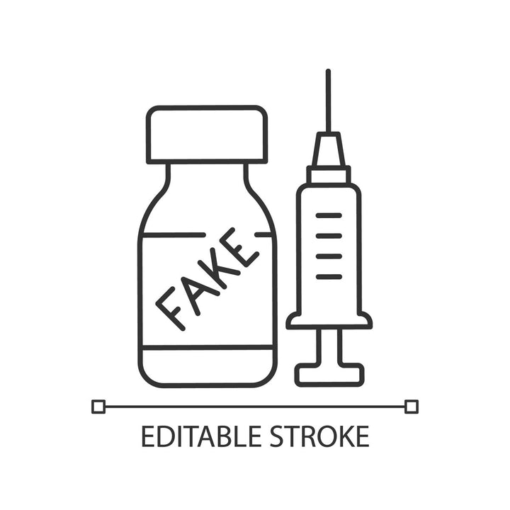Vaccination and covid passport linear icons set