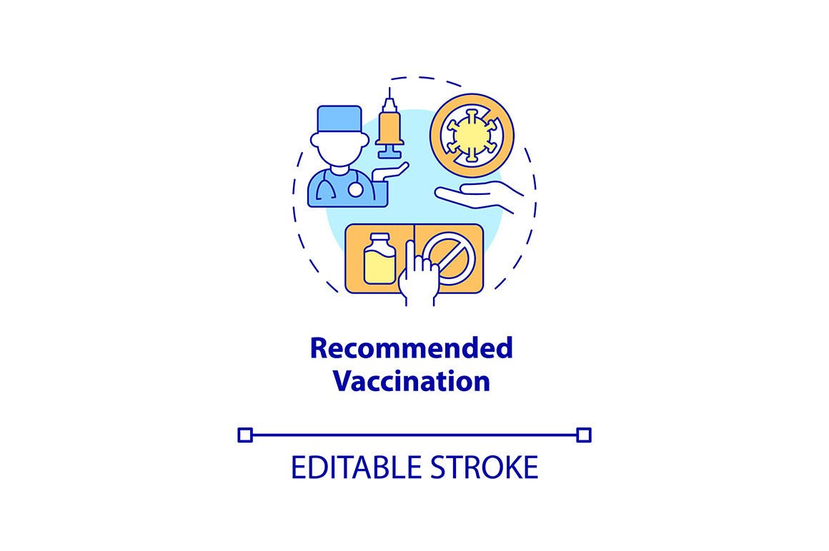 Vaccination Policy Concept Icons Bundle