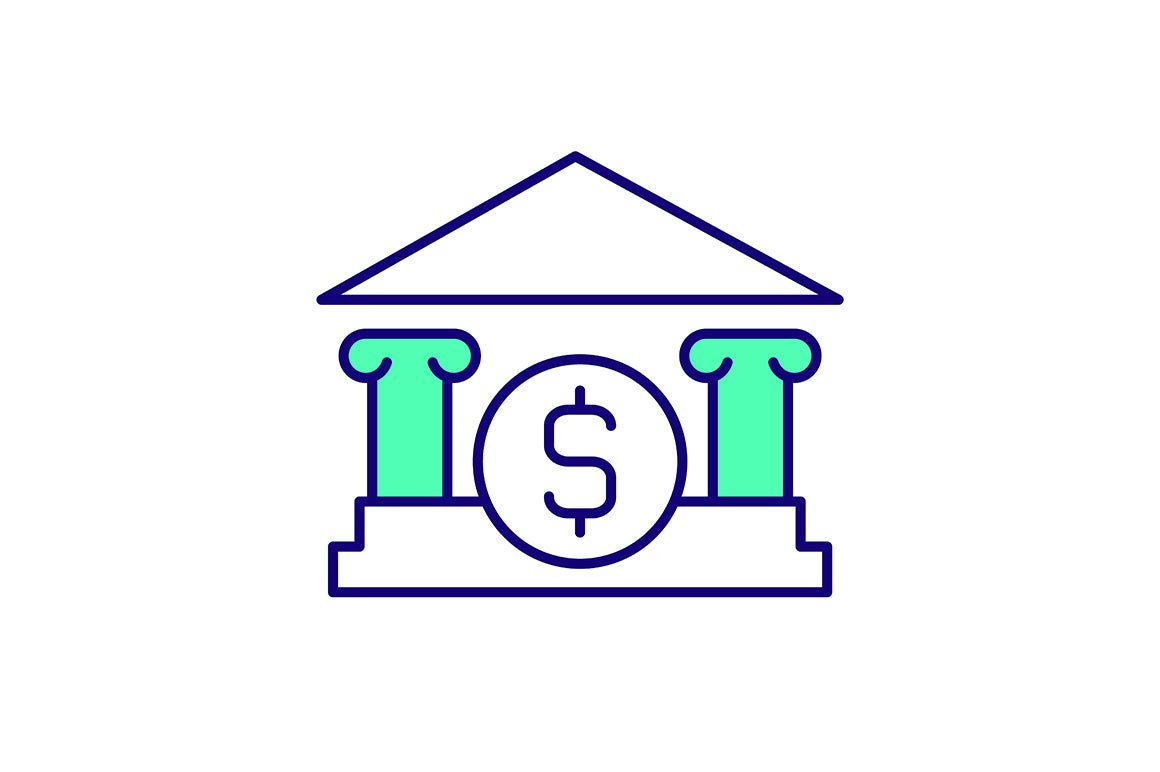 Various banking services RGB color icons set