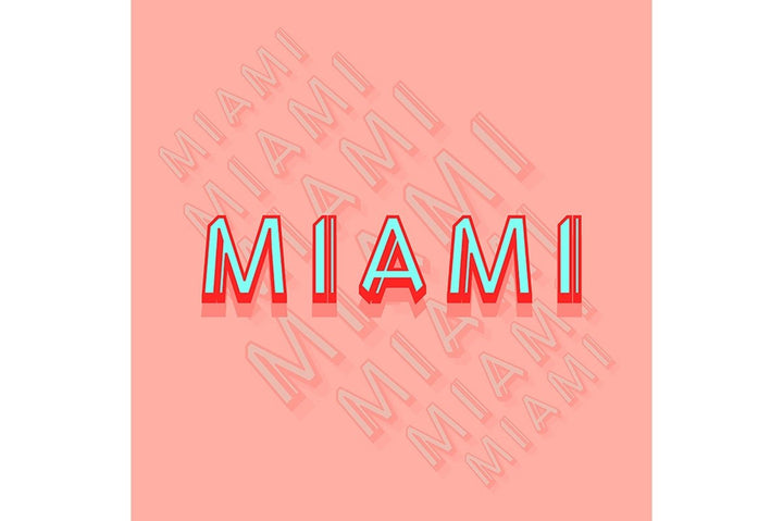 Vector decorative typography set.