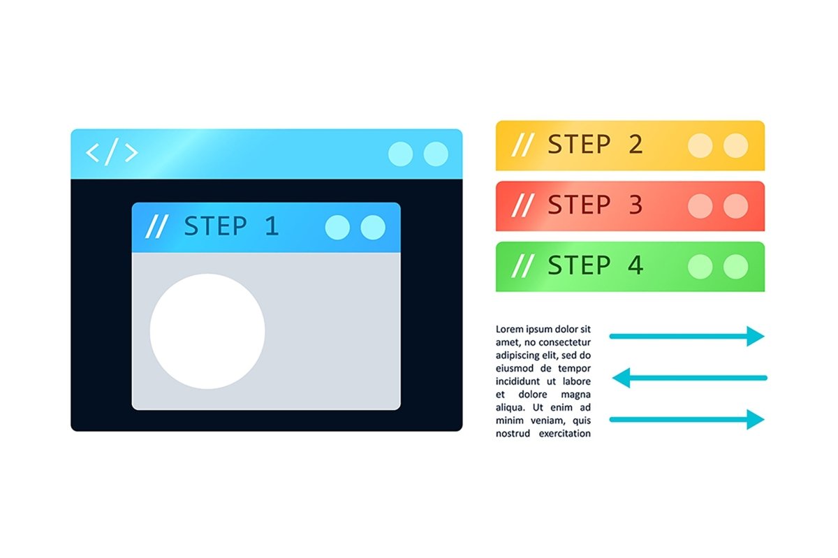 Vector symbols infographic element set