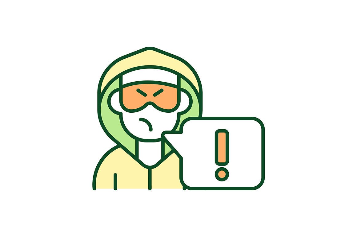 Verbal aggressiveness RGB color icons set