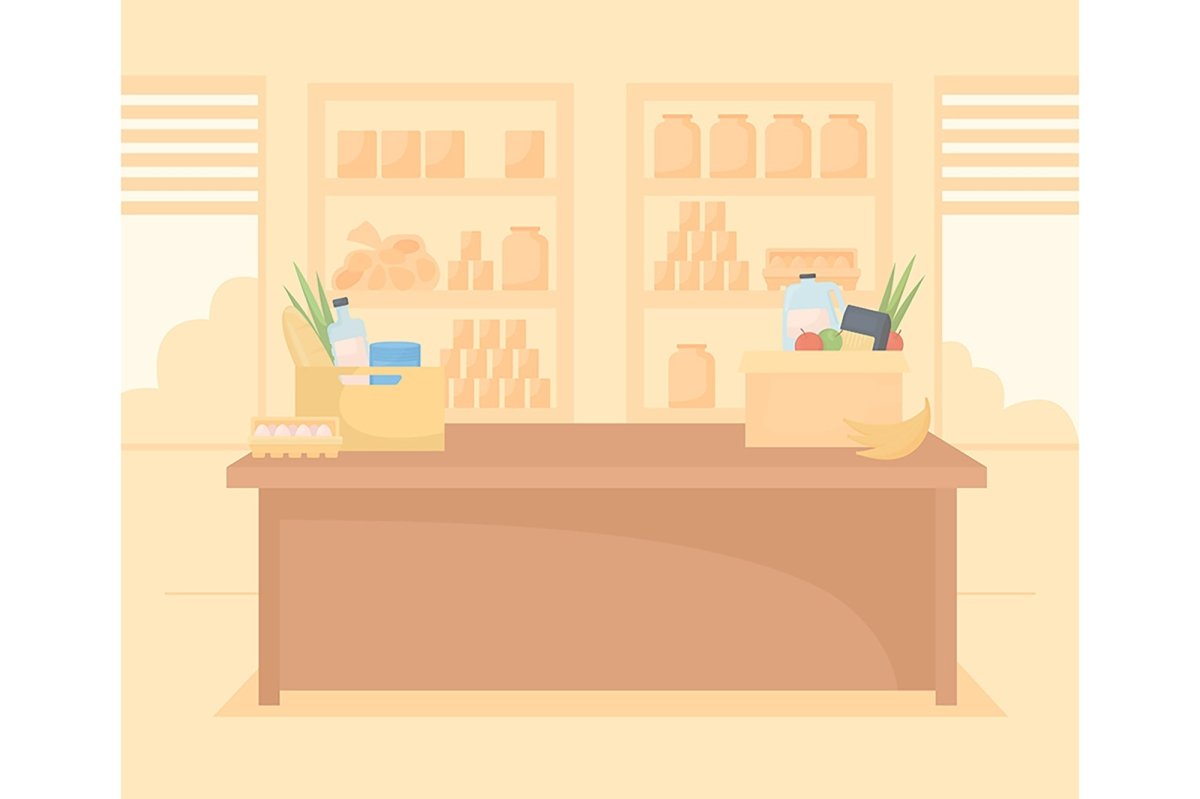 Volunteers 2D vector isolated illustration set