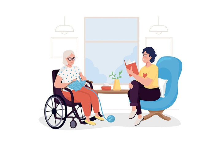 Volunteers 2D vector isolated illustration set