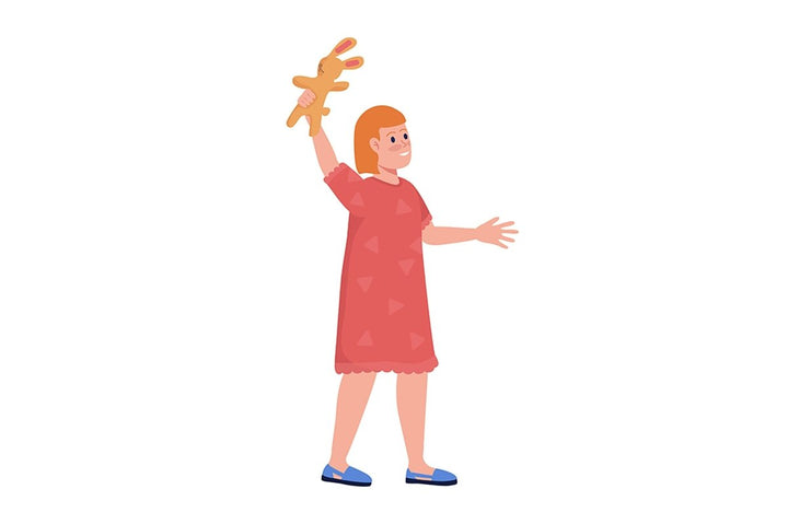 Volunteers color vector character set