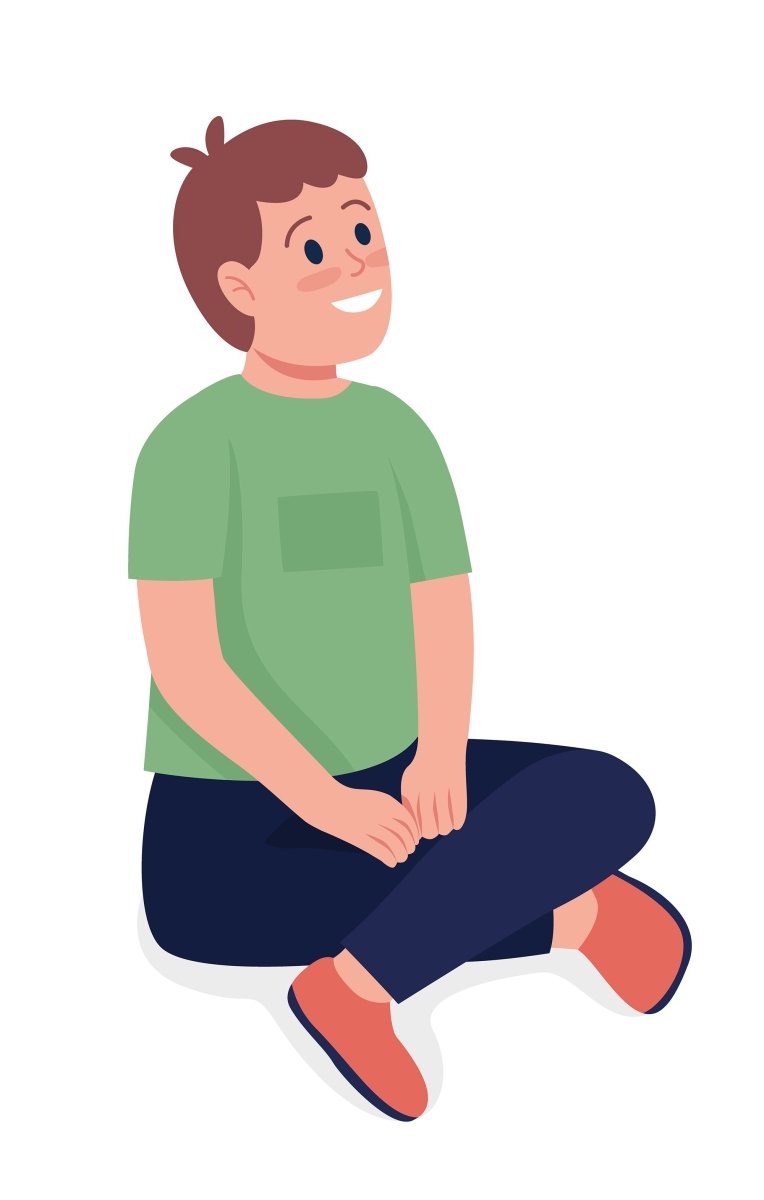 Volunteers color vector character set