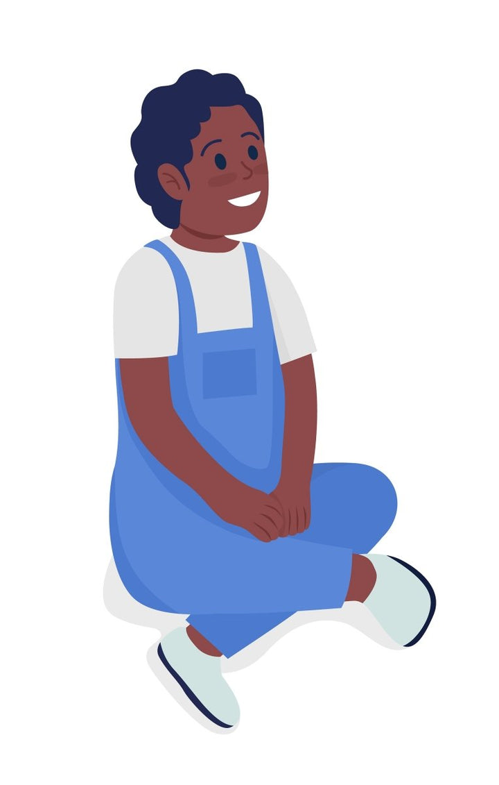 Volunteers color vector character set