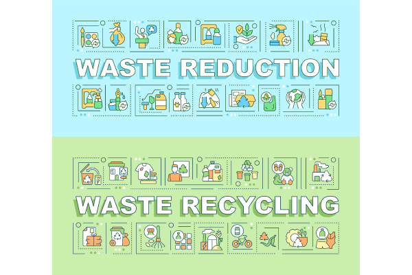 Waste Recycling Banners Bundle