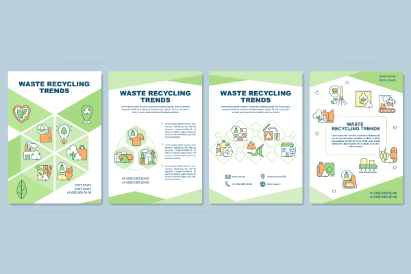 Waste Recycling Brochures Bundle