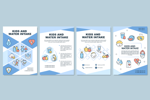 Water and hydration brochure bundle