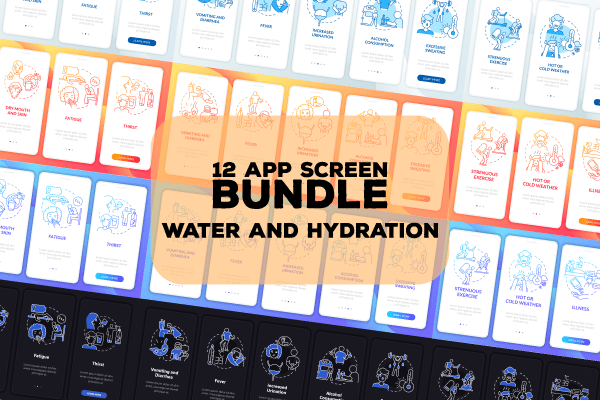 Water Consumption App Page Bundle