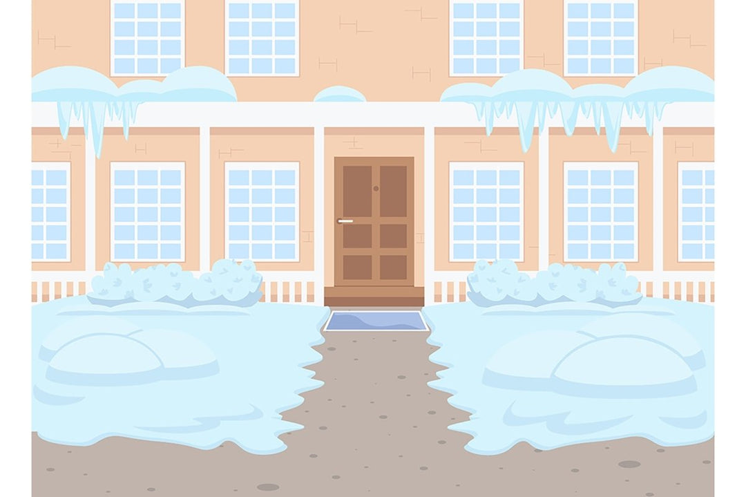 Winter cleaning illustration bundle