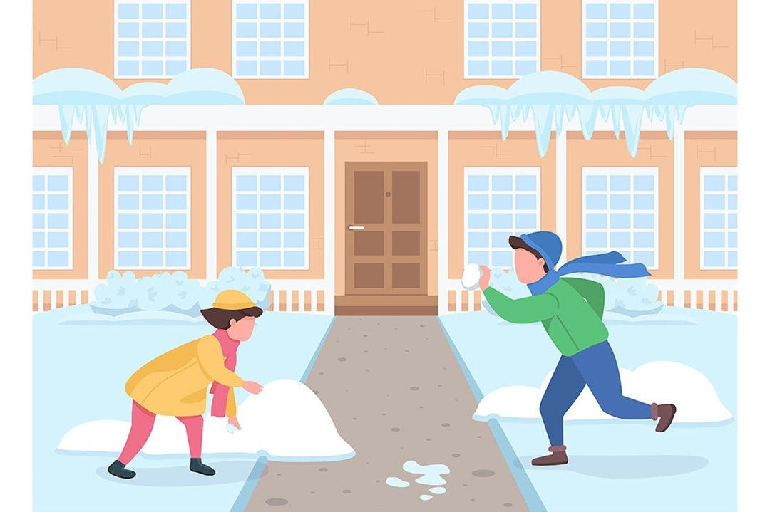 Winter cleaning illustration bundle