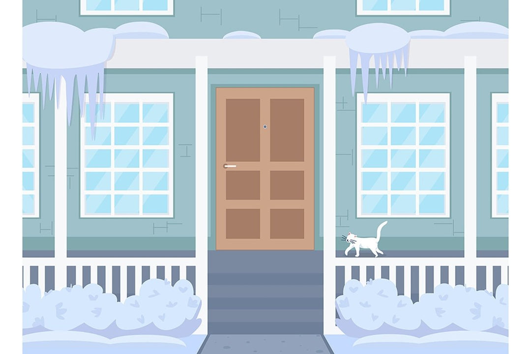 Winter cleaning illustration bundle