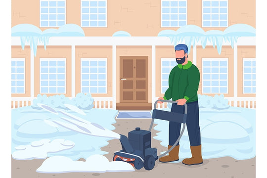 Winter cleaning illustration bundle