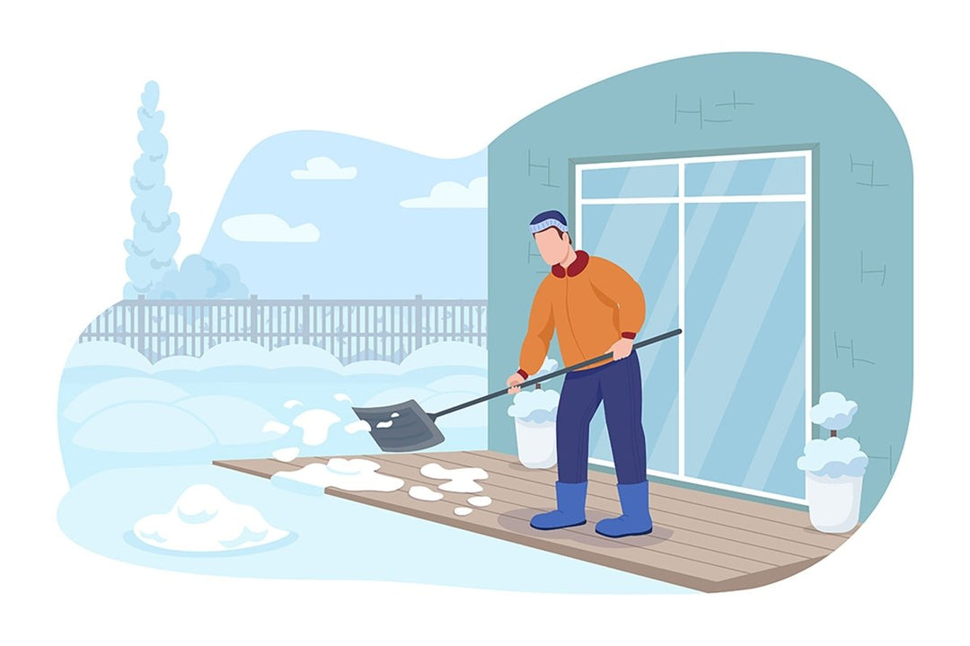 Winter cleaning illustration bundle