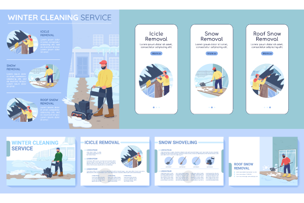 Winter Cleaning Services Templates