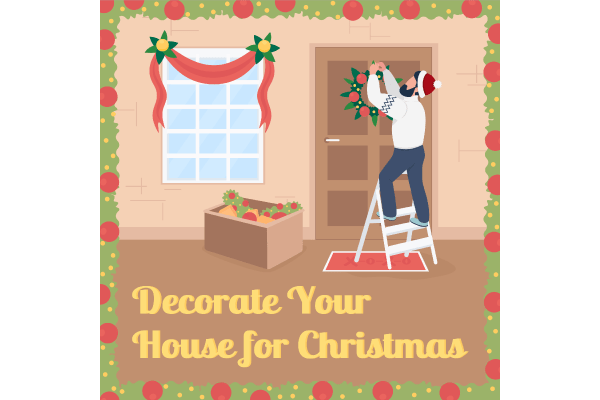 Winter Holiday Social Media Post Mockup