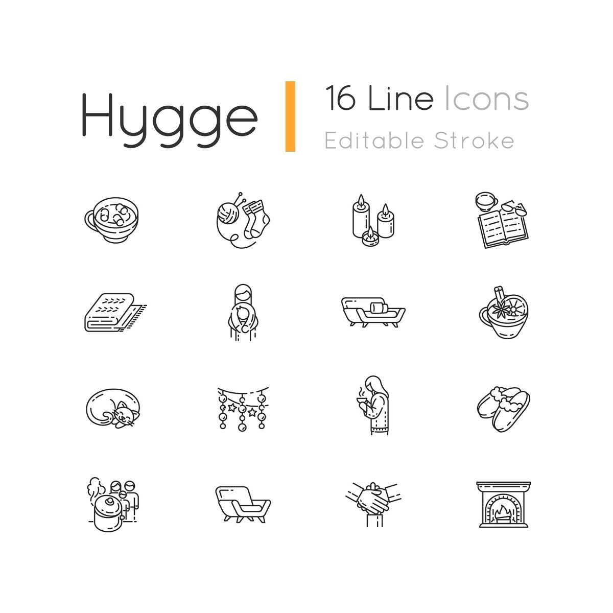 Winter icons bundle