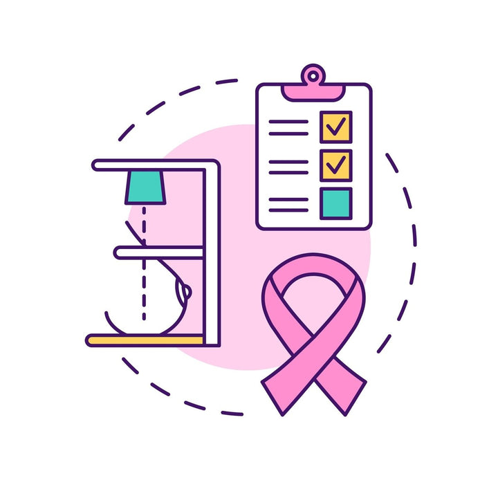 Women healthcare concept icons pack for dark and light theme
