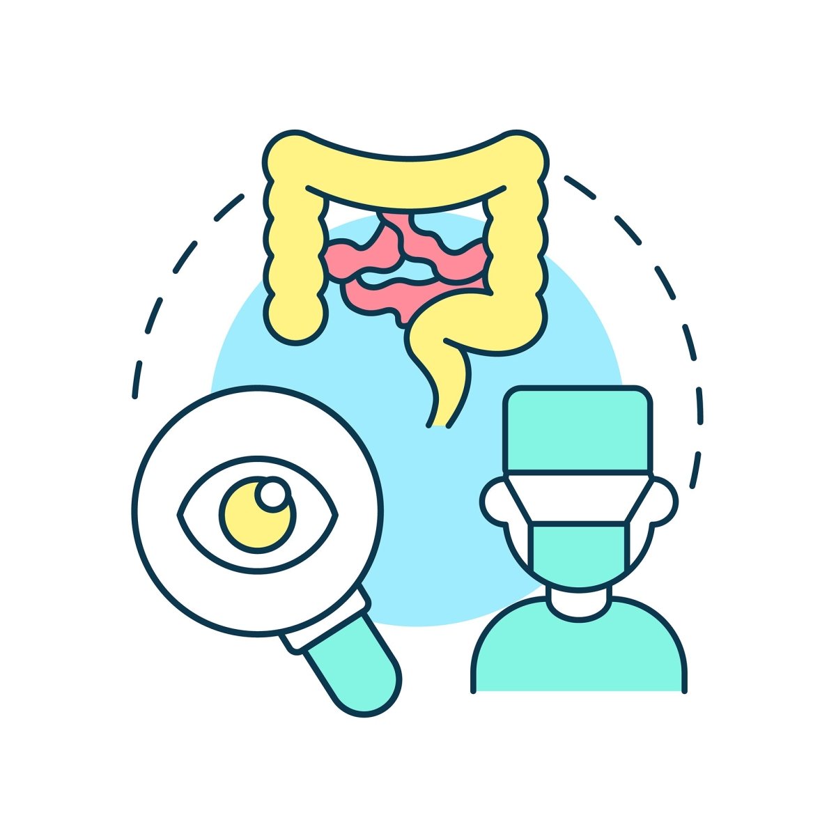 Women healthcare concept icons pack for dark and light theme
