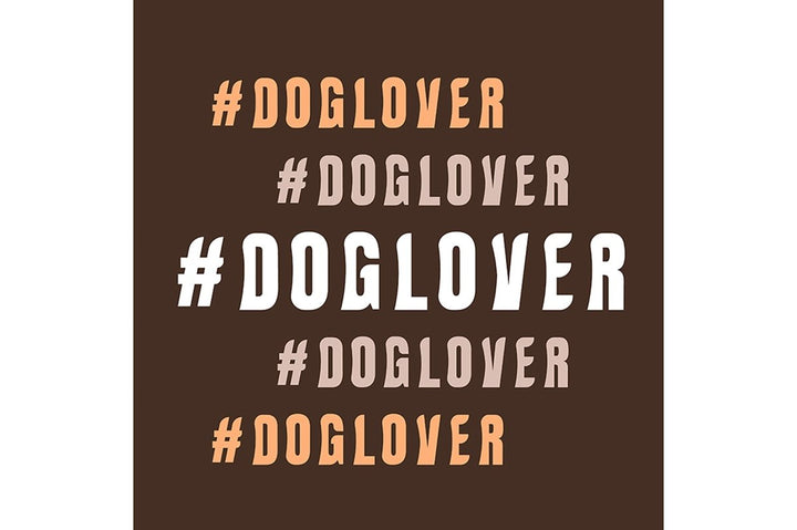 Word poster decorative typography set