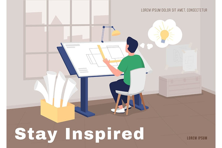 Workshop poster flat vector templates